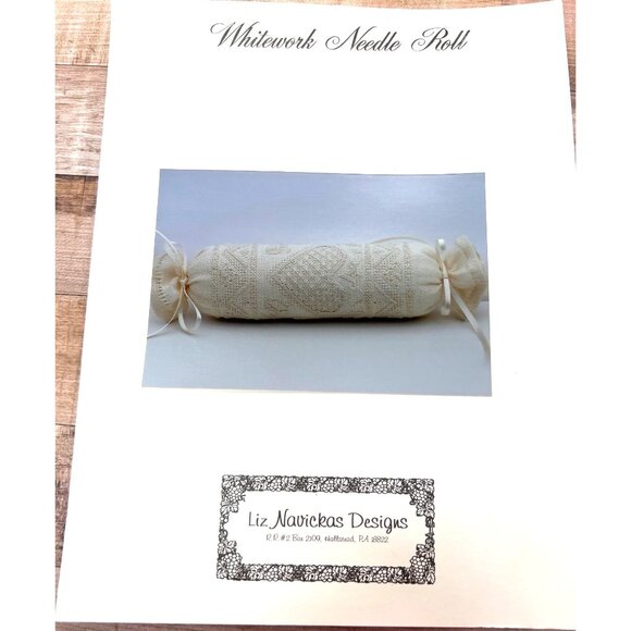 Whitework Needle Roll Pattern By Liz Navickas Designs - Picture 2 of 3